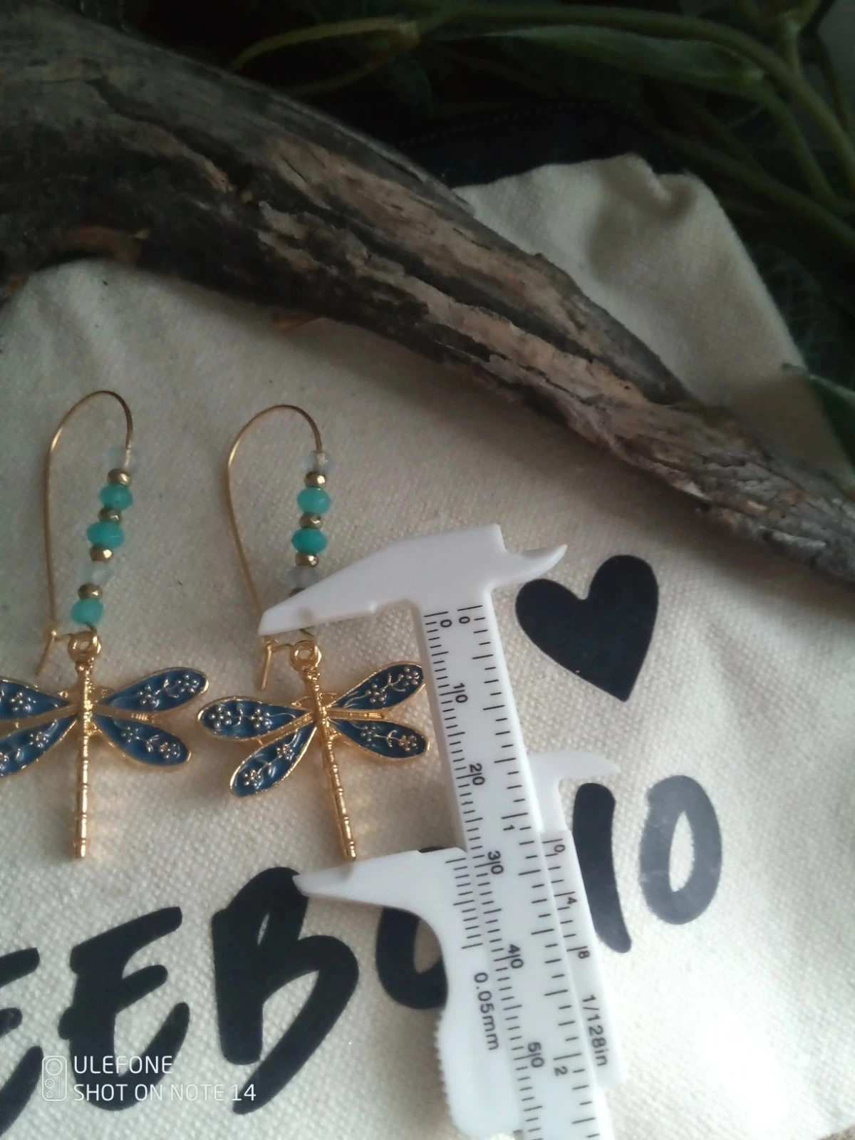 Boucles d'oreilles bohèmes libellules – photo 3